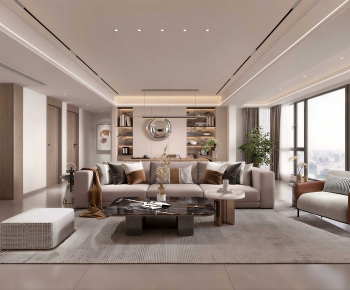 Modern A Living Room-ID:859008074