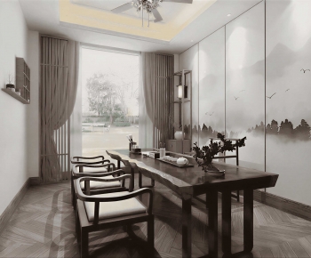 New Chinese Style Tea House-ID:181896926