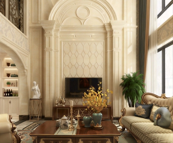 European Style A Living Room-ID:251883034