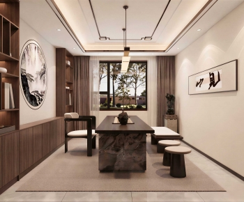 New Chinese Style Tea House-ID:582901953