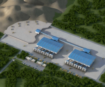 Modern Architectural Bird's-eye View Planning-ID:973083024