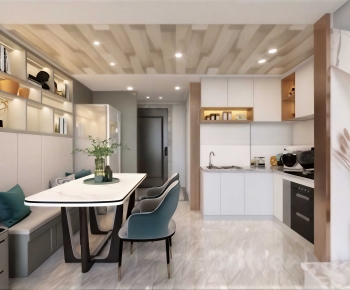 Modern Dining Room-ID:912789112