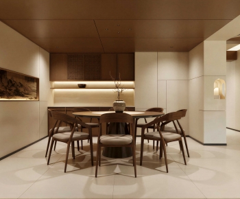 New Chinese Style Dining Room-ID:727638013