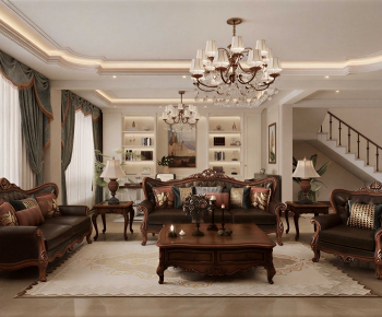European Style A Living Room-ID:268102884