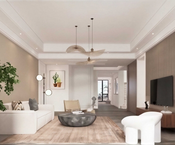 Modern A Living Room-ID:686532026