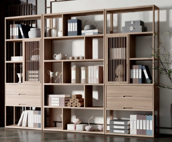 New Chinese Style Bookcase-ID:909147985