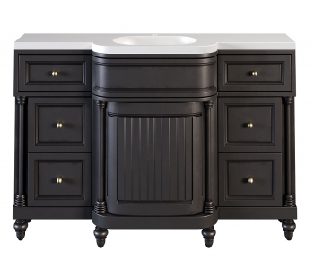 American Style Bathroom Cabinet-ID:909123909