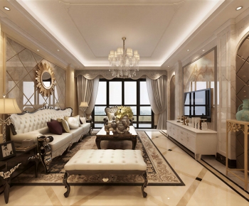 European Style A Living Room-ID:457315921