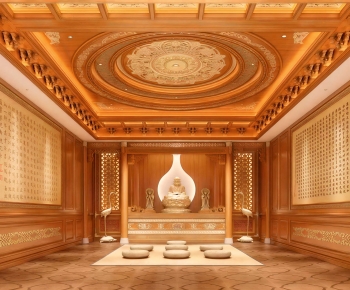 Chinese Style Buddhist Temples-ID:630687002
