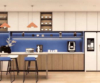 Modern Office Tea Room-ID:482842928