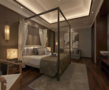 New Chinese Style Bedroom-ID:571188938