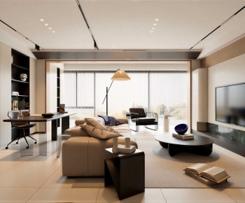 Modern A Living Room-ID:353872068