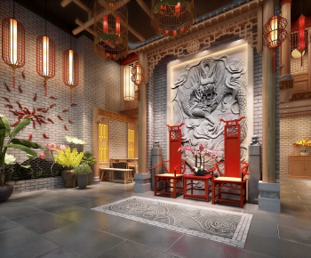 Chinese Style Hallway-ID:539179098