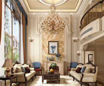 European Style A Living Room-ID:779244908
