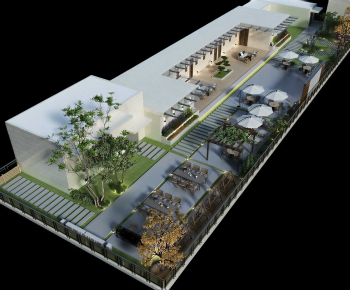 Modern Courtyard/landscape-ID:855460883