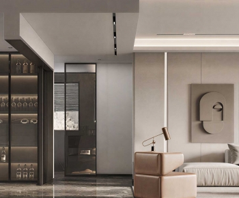 Modern A Living Room-ID:385215042