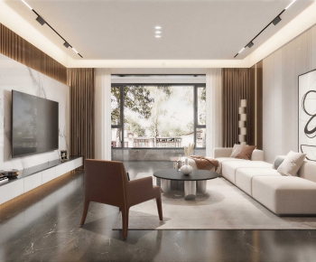 Modern A Living Room-ID:614265925