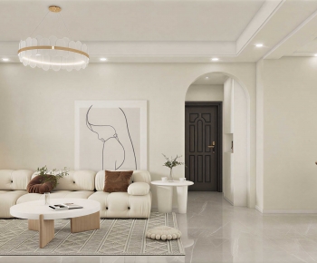 Modern A Living Room-ID:455209026