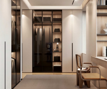 Modern Clothes Storage Area-ID:292895082
