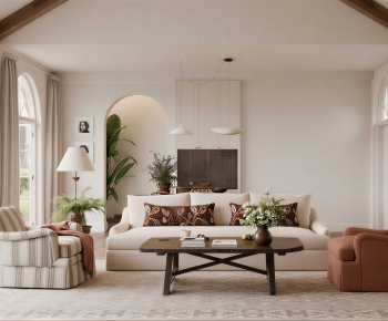 American Style A Living Room-ID:437829976