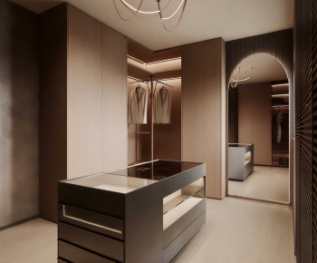 Modern Clothes Storage Area-ID:634713893