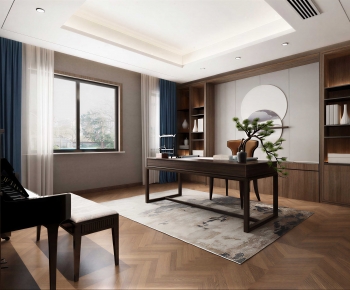 New Chinese Style Study Space-ID:804491044