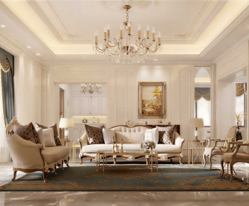 European Style A Living Room-ID:689706092