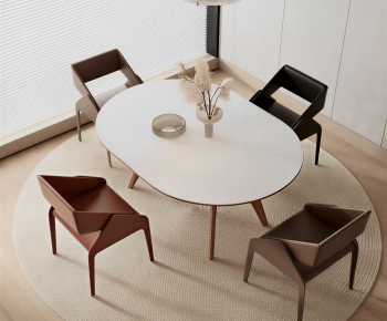 Modern Dining Table And Chairs-ID:640913961