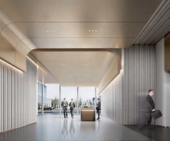Modern Office Reception Desk-ID:394709112