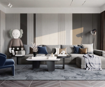 Modern A Living Room-ID:562882903