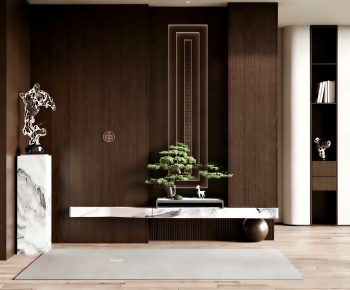 New Chinese Style Hallway-ID:769305946