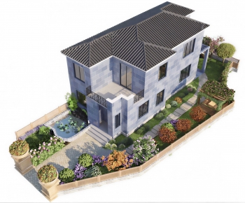 New Chinese Style Detached Villa-ID:569345001