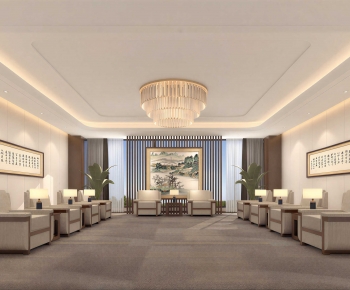 New Chinese Style Reception Room-ID:221896899