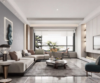 Modern A Living Room-ID:819643021
