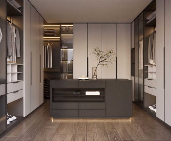 Modern Clothes Storage Area-ID:480638983