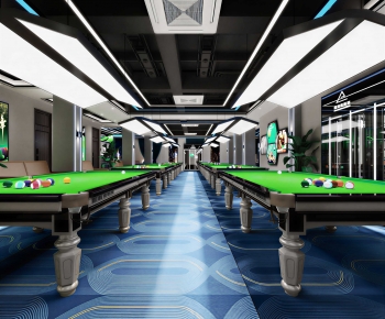 Modern Billiard Room-ID:998481048