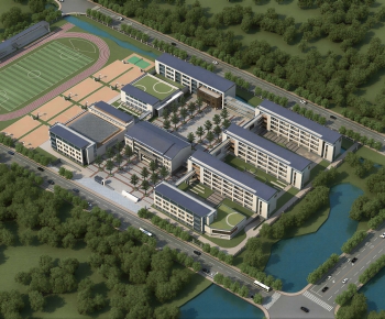 Modern Architectural Bird's-eye View Planning-ID:306698086