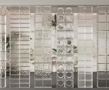 Modern Glass Screen Partition-ID:420250949