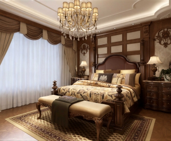 American Style Bedroom-ID:476589211