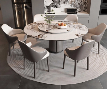 Modern Dining Table And Chairs-ID:930705075