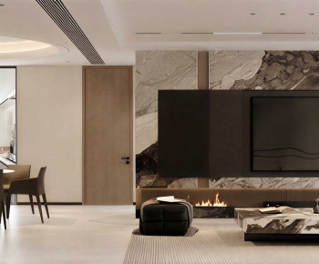 Modern A Living Room-ID:198765043