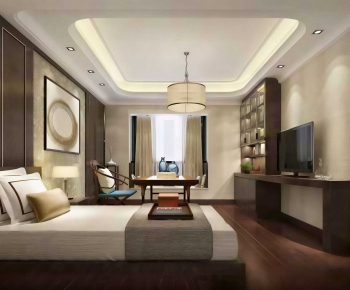 New Chinese Style Bedroom-ID:391730073
