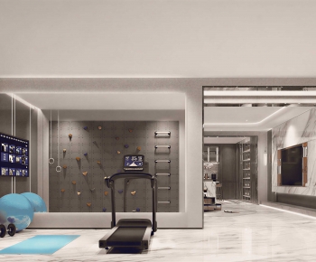 Modern Home Fitness Room-ID:391009099