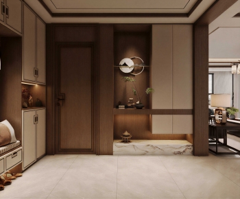 New Chinese Style Hallway-ID:245557072