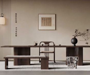 New Chinese Style Tea Tables And Chairs-ID:774297958