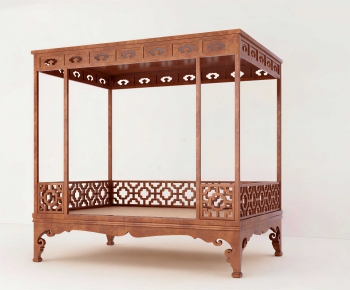 New Chinese Style Double Bed-ID:383109098