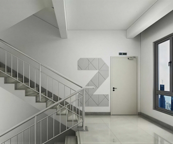 Modern Office Stairwell-ID:118689543