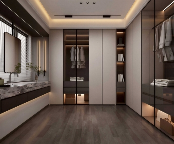 Modern Clothes Storage Area-ID:266119002