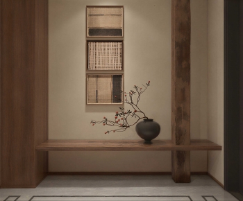 New Chinese Style Entrance Cabinet-ID:358023886