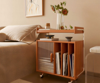 Wabi-sabi Style Bedside Cupboard-ID:358031998